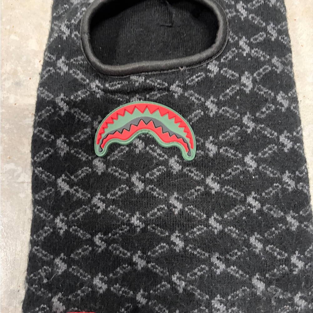 Sprayground Black and Gray Kids Balaclava - Picture 2 of 4